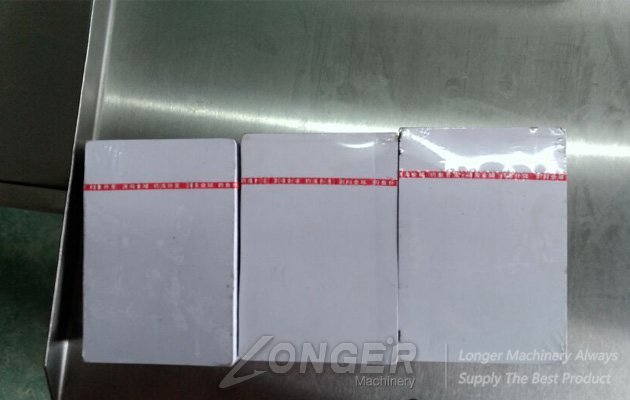 Playing Card Cellophane Packing Machine