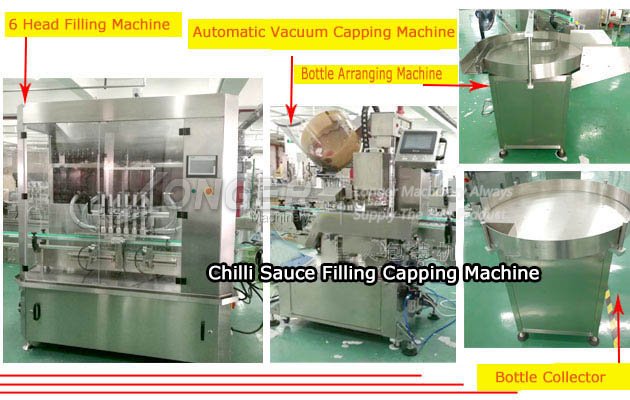 Automatic Chili Sauce Filling Capping Machine